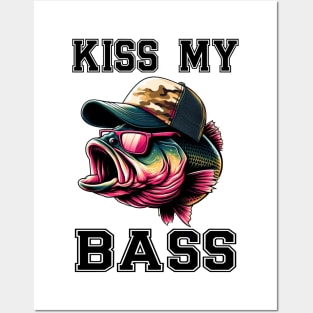 Kiss My Bass Posters and Art